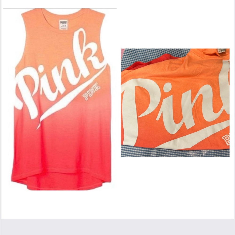 PINK Victoria's Secret Orange Tee